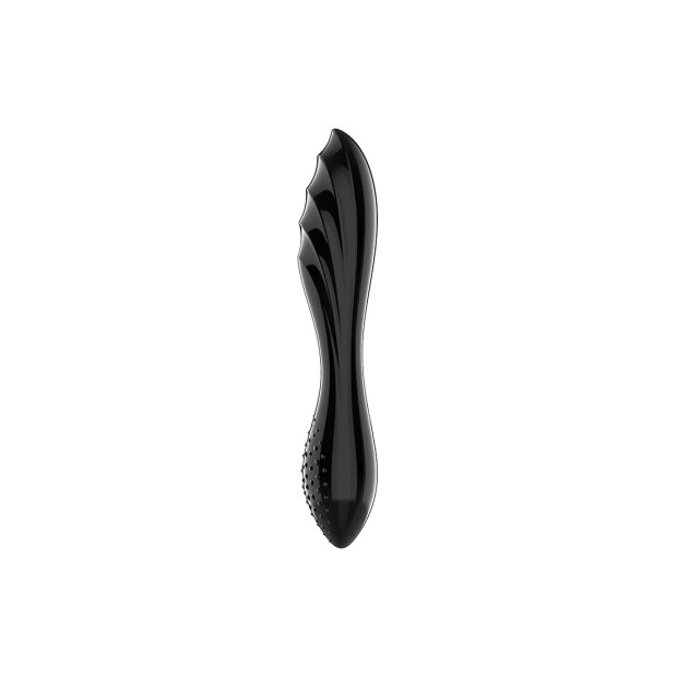 Satisfyer Dazzling Crystal 1 Glasdildo Schwarz 18,2 cm ø 3,6 cm