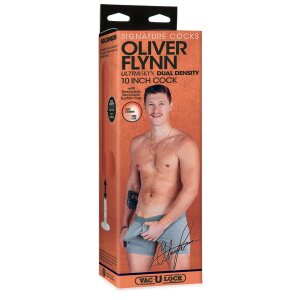Doc Johnson Oliver Flynn Realistic ULTRASKYN Dildo Beige...