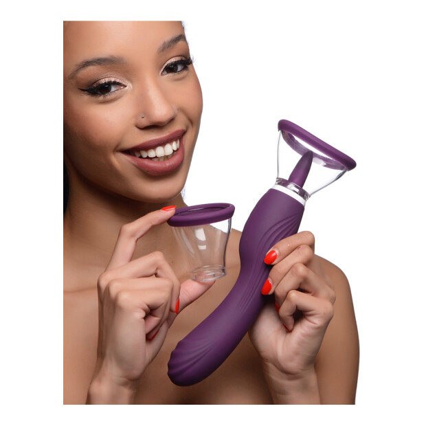 XR Brands Lickgasm Vibrator Lila 12,7 cm
