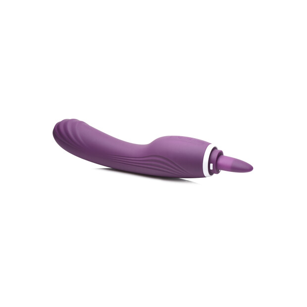 XR Brands Lickgasm Vibrator Lila 12,7 cm