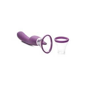 XR Brands Lickgasm Vibrator Lila 12,7 cm