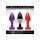 Master Series Kink Inferno - Drip Candles - Black/Purple/Red 200 g