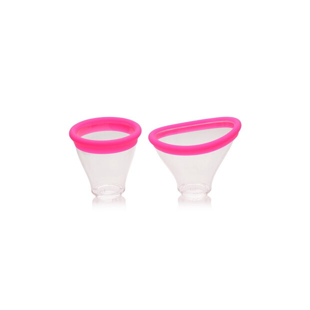 XR Brands Lickgasm Mini vibromasseur avec fuite + aspiration rose
