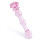 Dream Toys Glaze Glass Rosebud Beaded Glasdildo Pink 20 cm
