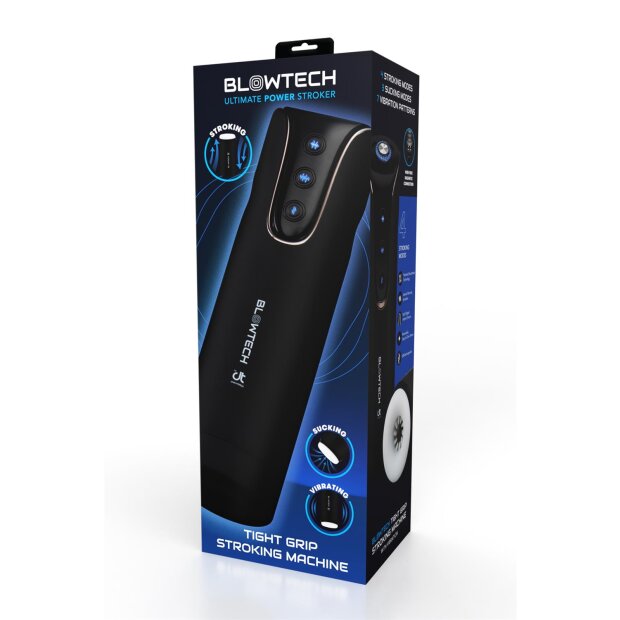 Dream Toys Blowtech Tight Grip Stroking Machine Blowjob-Maschine Schwarz