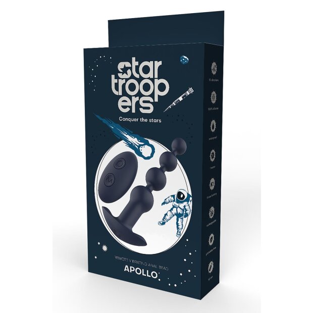 Dream Toys Startroopers Apollo Analvibrator Blau 21 cm ø 3,9 cm