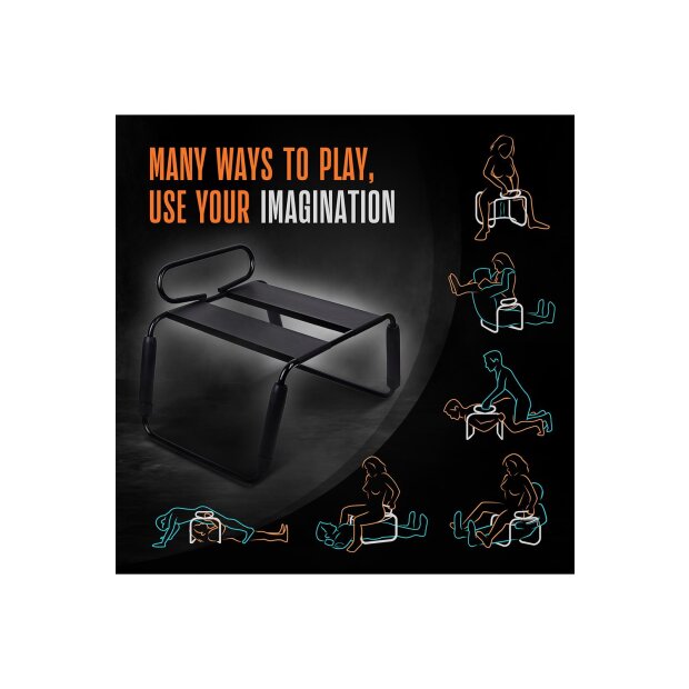 Temptasia Surrender Sex Chair Black