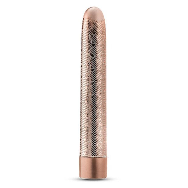 The Collection Lattice 7 Inch Rechargeable Vibe Rose Gold