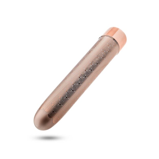The Collection Lattice 7 Inch Rechargeable Vibe Rose Gold