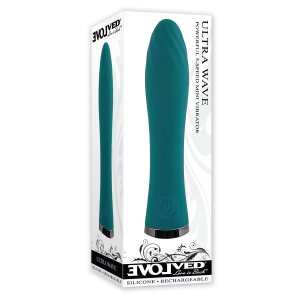 Evolved Ultra Wave Mini Vibrator Türkis 13 cm