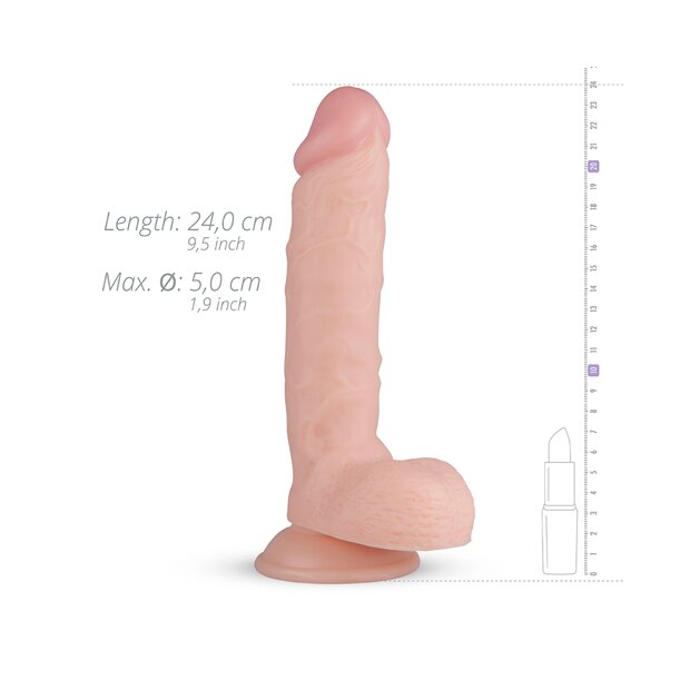 Glynn Realistic Dildo 25 cm