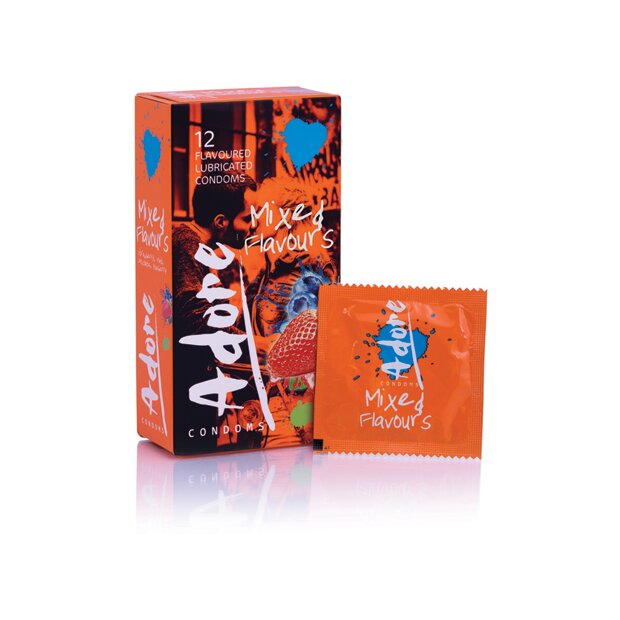 Adore Flavours Condoms 12 Stück