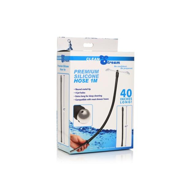 XR Brands Clean Stream Intim Duschschlauch Schwarz