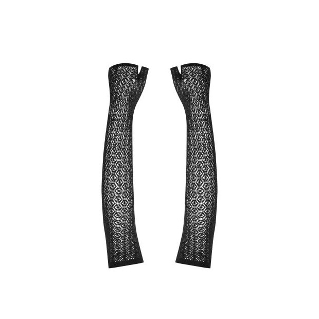 A772 Lace Gloves - Black