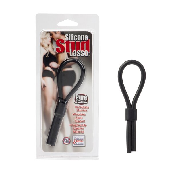 CalExotics Silicone Stud Lasso Penisschlaufe Schwarz