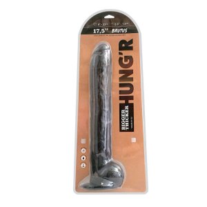 HUNGR Brutus Dildo Schwarz 44,5 cm ⌀ 7,3 cm