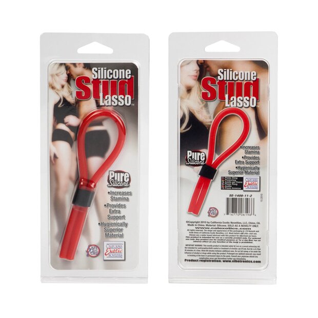 CalExotics Silicone Stud Lasso - Red