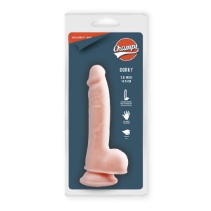 Champs Dorky Dual Density Dildo Beige 19,5 cm