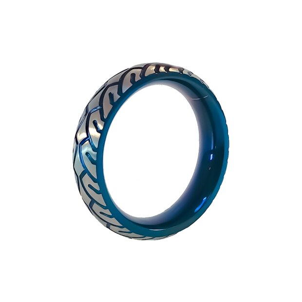 Black Label Blue Racer Cockring Blau ⌀ 5,5 cm