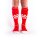 BRUTUS PUPPY Party Socks w. Pockets Red / White - OS