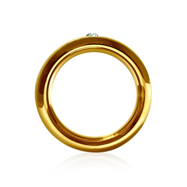 Jewelled Golden Donut Cockring 55 mm