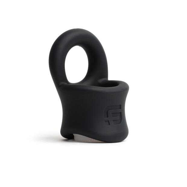 Sport Fucker Liquid Silicone Baller Ring Black