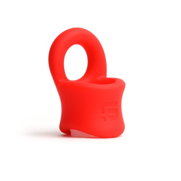 Sport Fucker Liquid Silicone Baller Ring Red