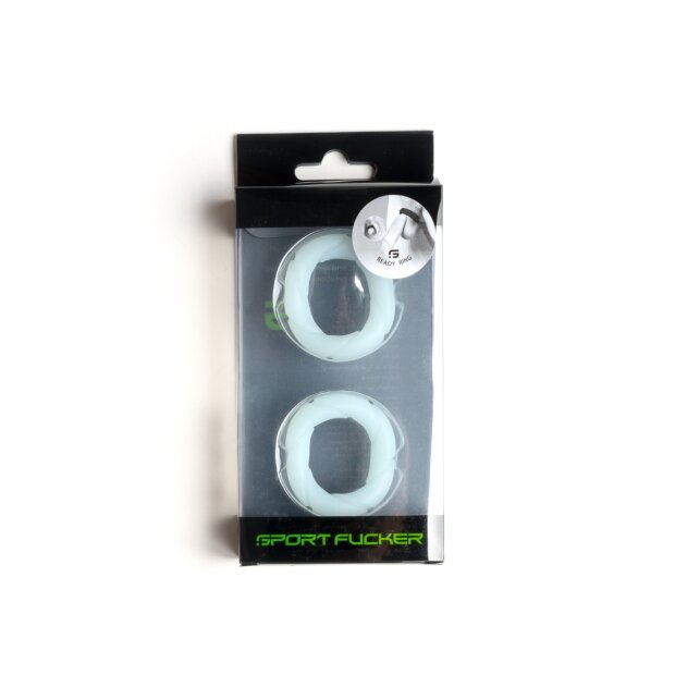 Sport Fucker Liquid Silicone Ready Rings 2 Pack lumineux