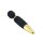 Pretty Love Vibro Power Wand Massager Schwarz Gold ⌀ 4,5 cm