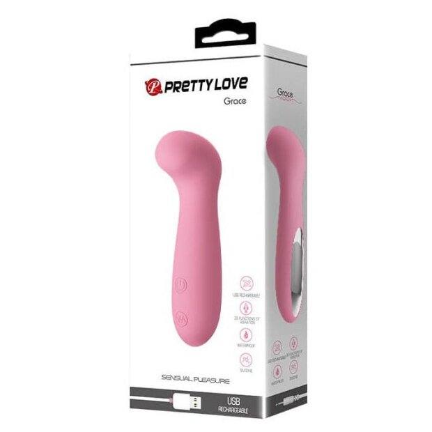 Pretty Love Grace Klitoris Stimulator Auflegevibrator Rosa