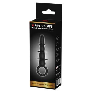 Pretty Love Anal Plug Areas Black 3,7 cm