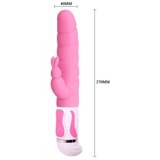 Pretty Love Vibrator Rabbit Steven rotating Pink