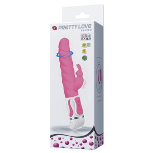 Pretty Love Vibrator Rabbit Steven Rabbit Vibrator Rosa...