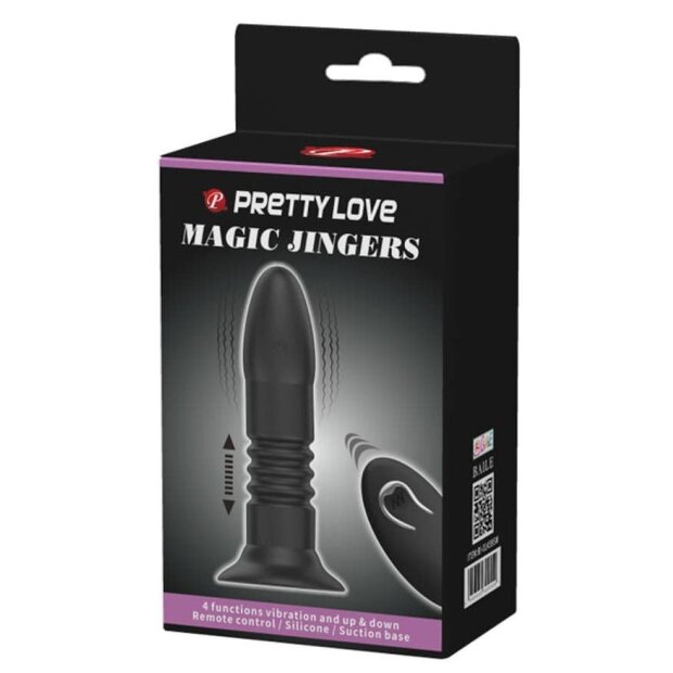 Pretty Love Magic Jinglers Analplug Schwarz ⌀ 3,4 cm