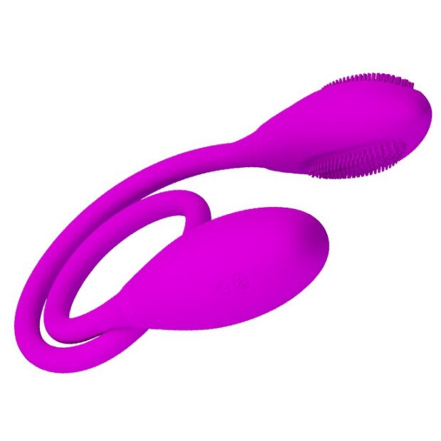 Pretty Love Doppel Vibro Ei Snaky Lila