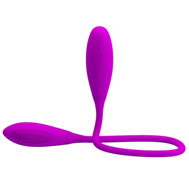 Pretty Love Doppel Vibro Ei Snaky Lila