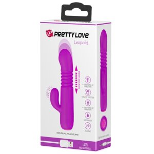 Pretty Love Vibrator Rabbit Leopold Rabbit Vibrator Lila...
