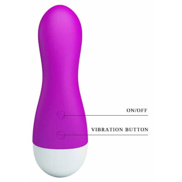 Pretty Love Klitoris Stimulator Ian Vibrator Lila 12 cm