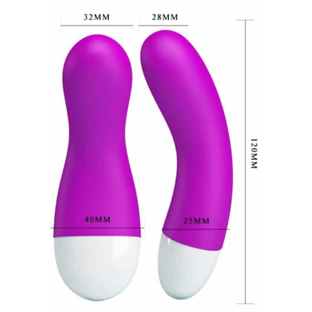 Pretty Love Klitoris Stimulator Ian Vibrator Lila 12 cm