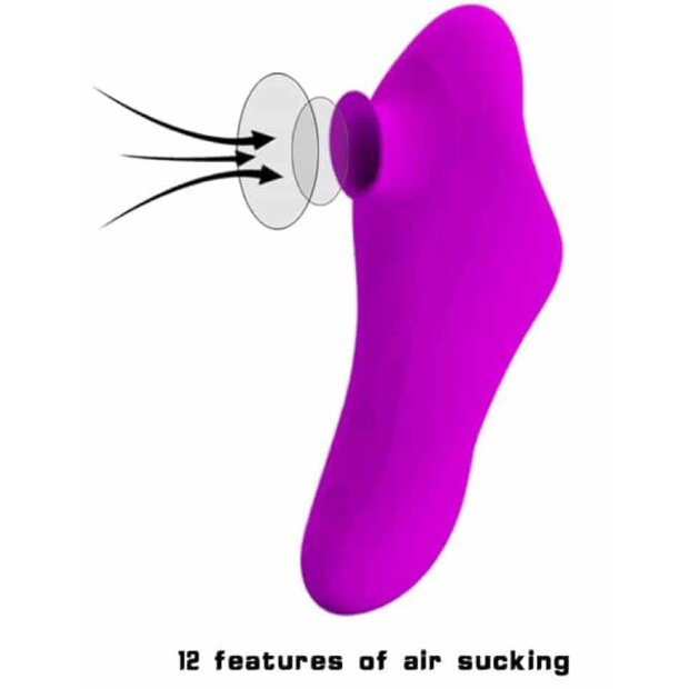 Pretty Love Magic Fish Clitoral Stimulator purple