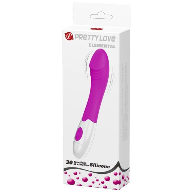 Pretty Love Elemental Vibrator G-Punkt Lila 12 cm