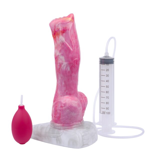 PINKALIEN Squirting Silicone Dildo 28 cm