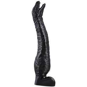 ToppedMonster Dino Tyrex Dildo Schwarz 32 cm