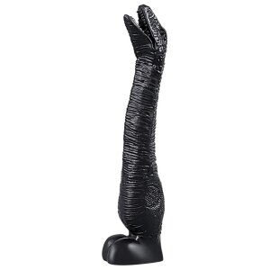 ToppedMonster Dino Tyrex Dildo Schwarz 32 cm
