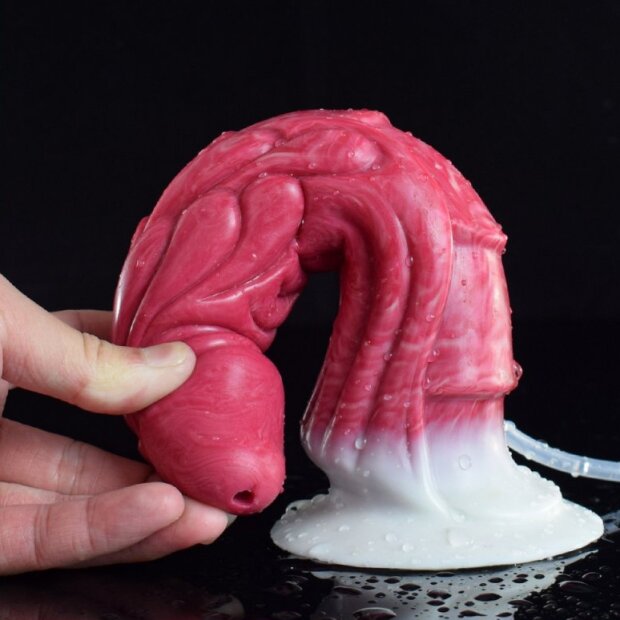 Anal Predator Monster Balstak Ejakulation Dildo Rot 21 cm ⌀ 5 cm