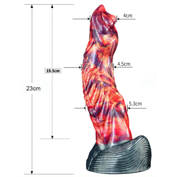 MONSTERED Dragon Arox Dildo Mehrfarbig 18 cm