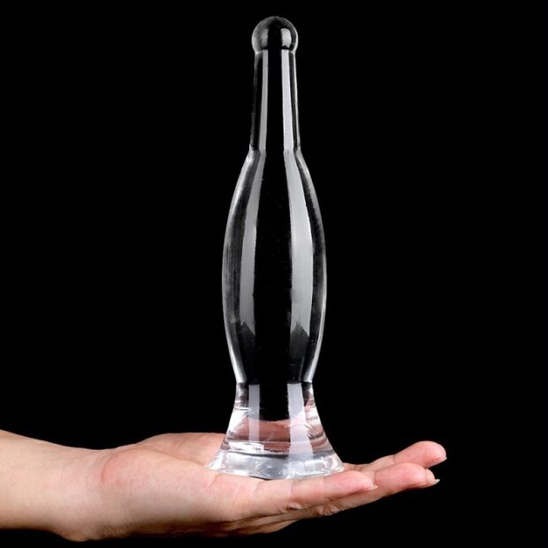 ClearlyHorny Plug Bottle M Analplug Transparent ⌀ 5,5 cm