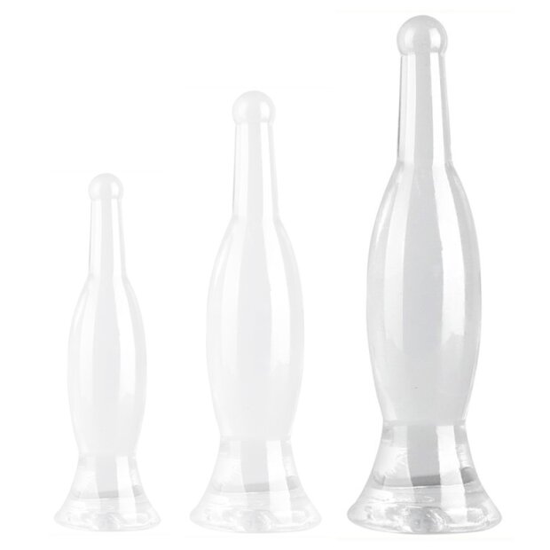 ClearlyHorny Plug Bottle L Analplug Transparent ⌀ 6 cm