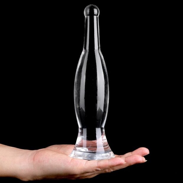 ClearlyHorny Plug Bottle L Analplug Transparent ⌀ 6 cm