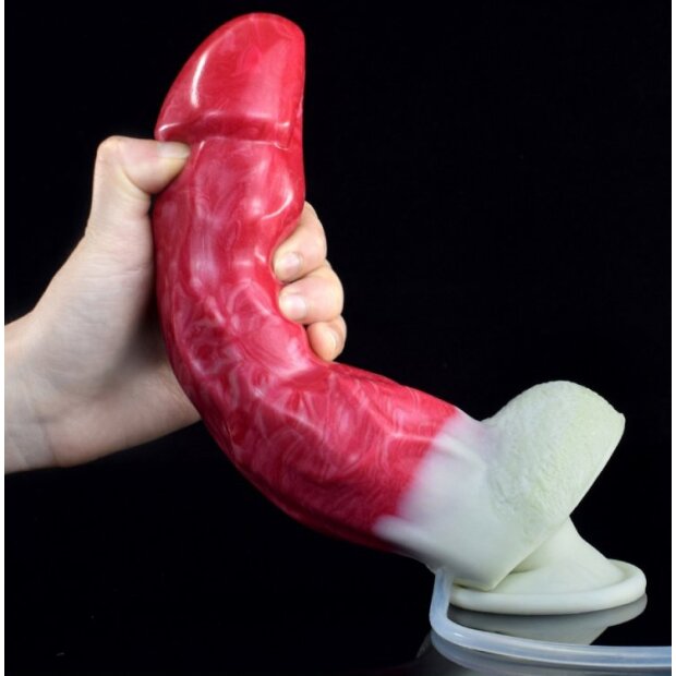 Anal Predator Dildo Monster Verax Squirts Rot 16 cm ⌀ 5,3 cm